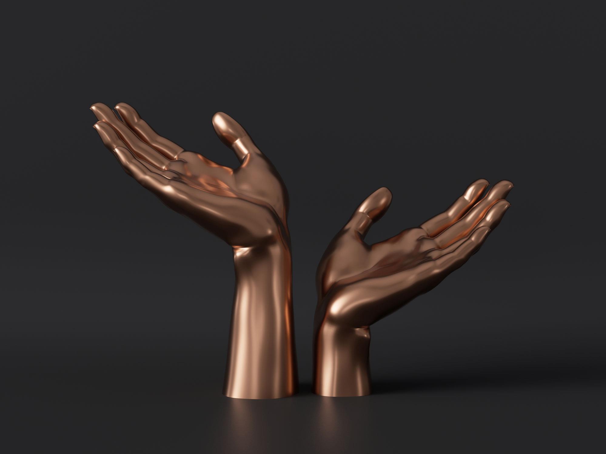 Bronze Hands