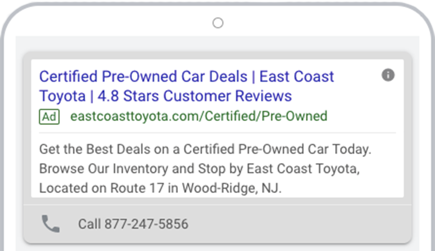 Google advertisement
